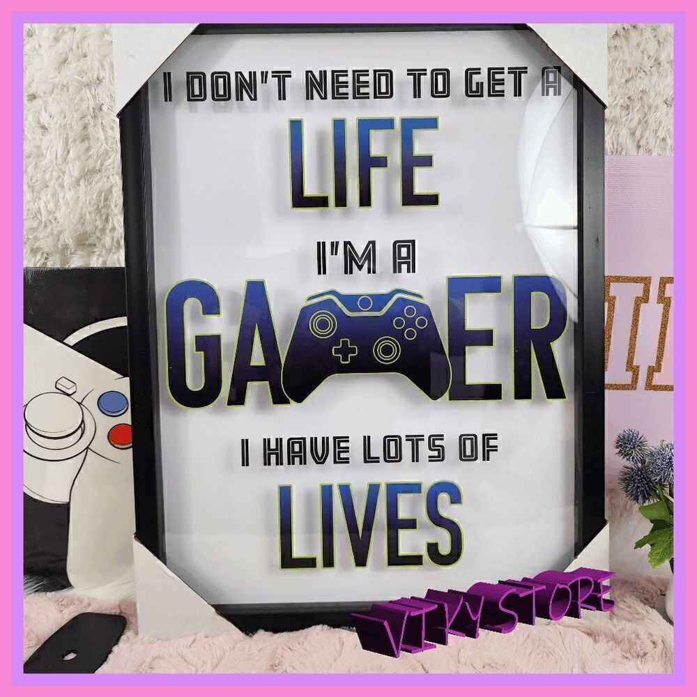 NWT Game On: {Design District} Studio Wall Decor, 20x15 NWT